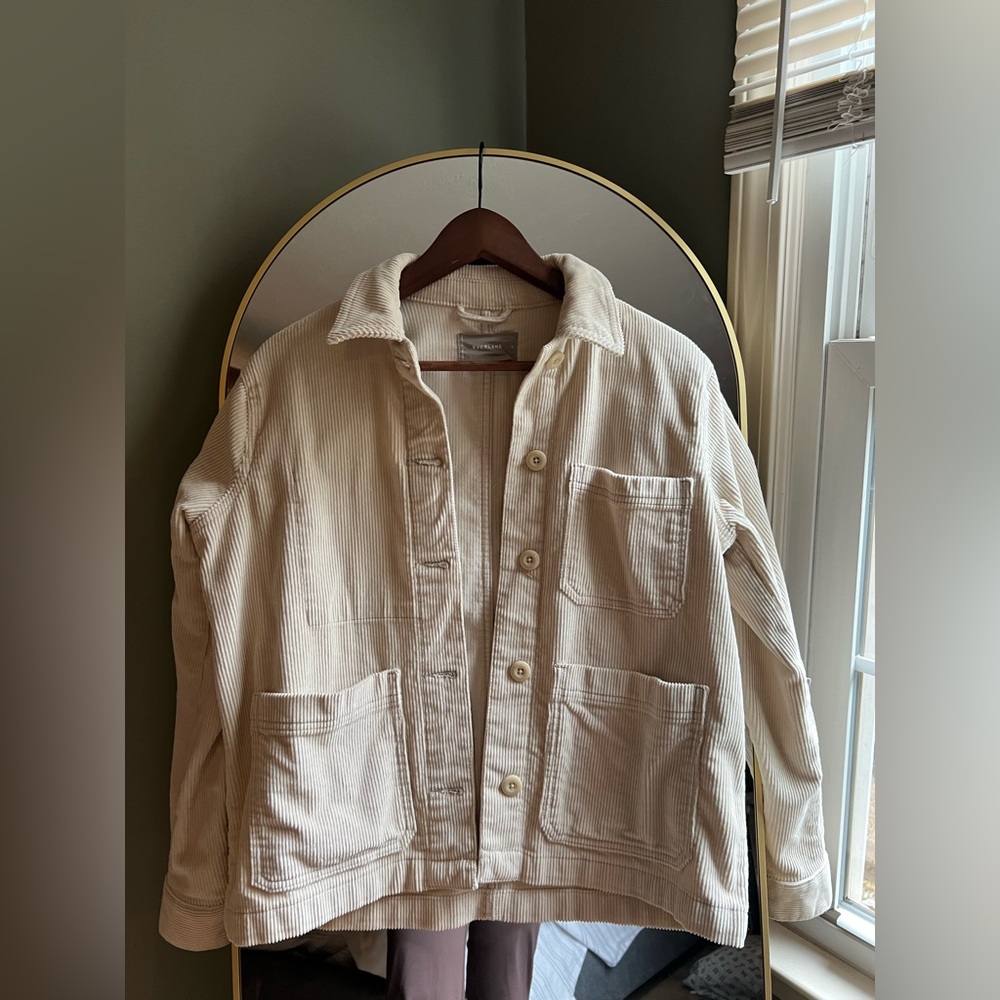 Everlane Cream Utility Jacket